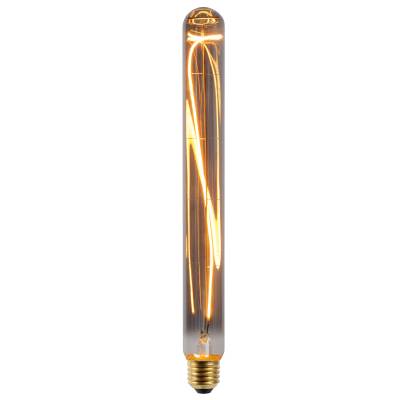 T32 49047/30/65 Filament lamp - Ø 3,2 cm - LED Dimb. - E27 - 1x5W 2200K - Fumé  Lucide