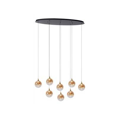 GISELA Hanglamp-Amber-LED Dimb.-3,6W-2700K-Glas  Lucide