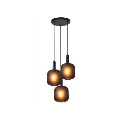 ELOISE Hanglamp-Zwart-Ø40-3xE27-40W-Glas  Lucide