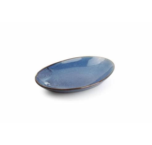 Nova Diep bord 30x21xH3,7/5,5cm blauw  F2D