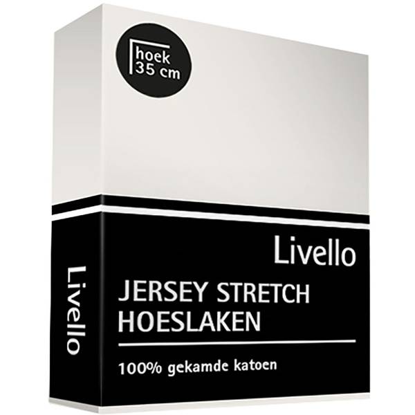 Livello Home Hoeslaken Jersey Offwhite  90x200x35