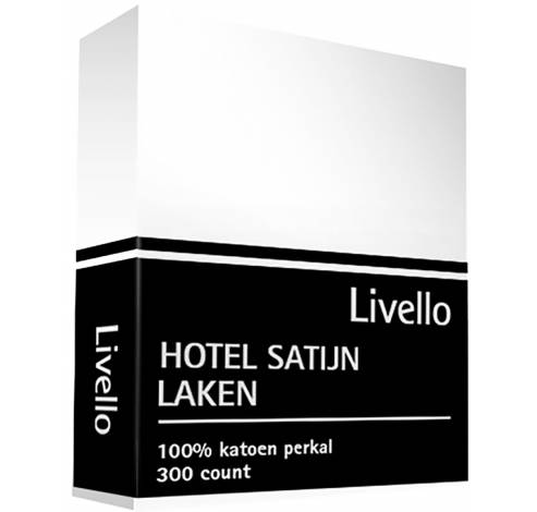 Hotel Laken Satijn White 160x270  Livello Home