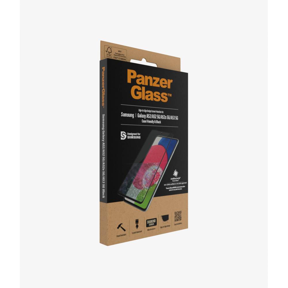 PanzerGlass Screenprotector 7253 Screenprotector Case-Friendly Samsung Galaxy A52 A52s A53