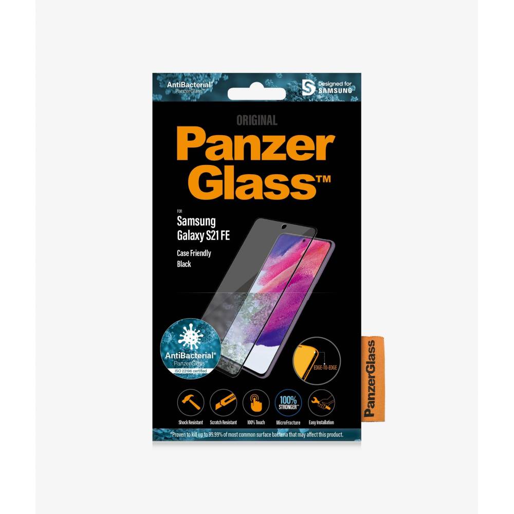 PanzerGlass Screenprotector 7275 ScreenProtector Case-Friendly Samsung Galaxy S21 FE