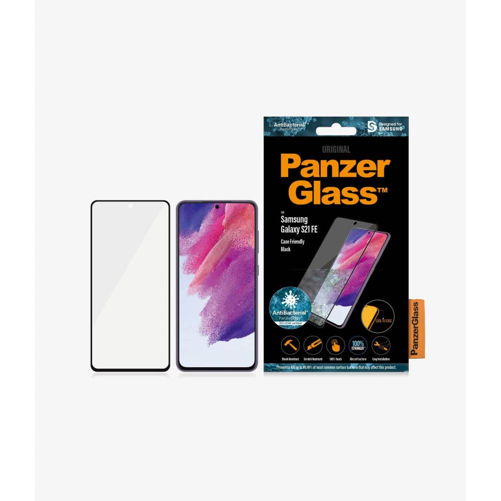 PanzerGlass Screenprotector 7275 ScreenProtector Case-Friendly Samsung Galaxy S21 FE