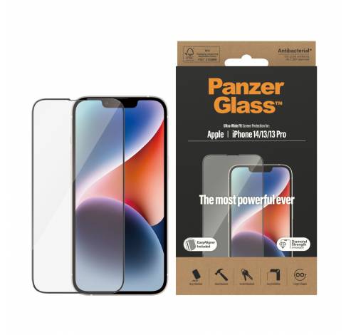 2783 SCREEN PROTECTOR APPLE IPHONE 14 | 13 | 13 PRO | ULTRA-WIDE FIT W. EASYALIGNER  PanzerGlass
