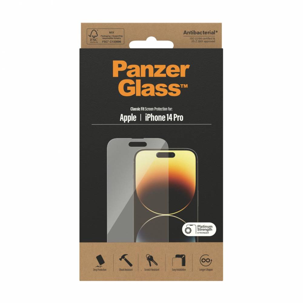 PanzerGlass Screenprotector 2768 Classic Fit Apple iPhone 20 (Apple - iPhone 14 Pro)