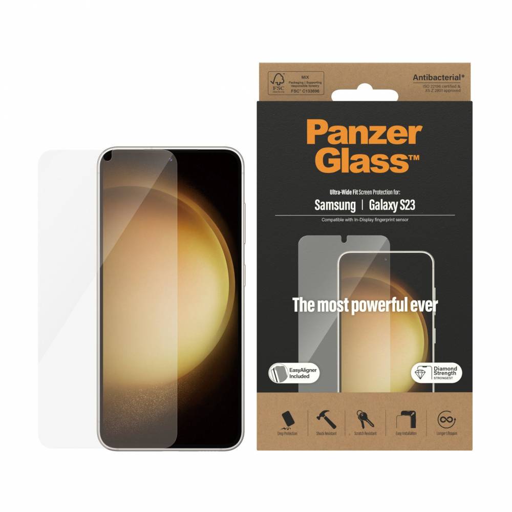 PanzerGlass Screenprotector PanzerGlass Samsung Galaxy S 2023 UWF AB wA (Samsung - Galaxy S23)