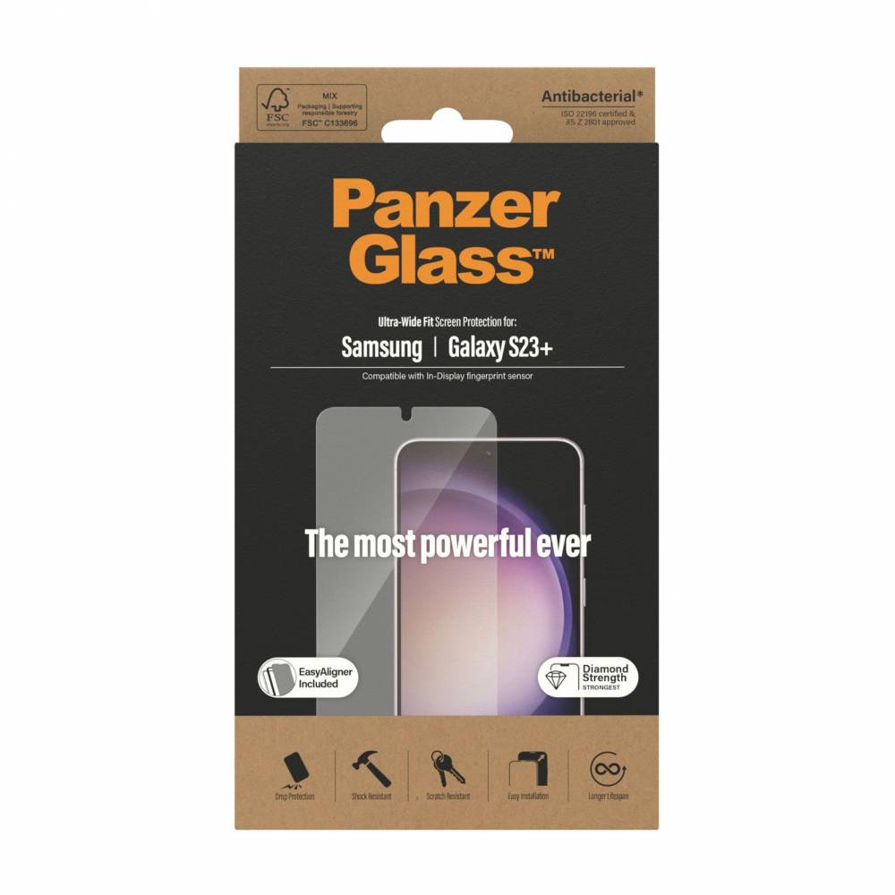 PanzerGlass Screenprotector PanzerGlass Samsung Galaxy S+ 2023 UWF AB wA (Samsung - Galaxy S23+)