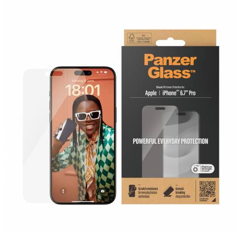 2808 Classic Fit Apple iPhone 15 Pro Max  PanzerGlass