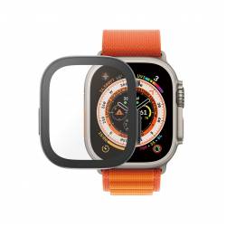 PanzerGlass 3691 Screenprotector Full Body met D3O Apple Watch Ultra 2 | Ultra| 49 mm | Zwart 