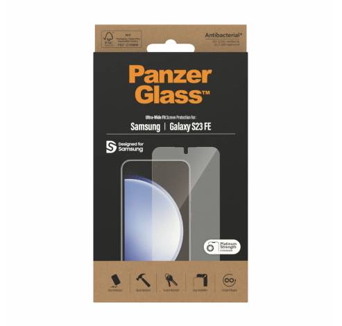 7341 Screen Protector Samsung Galaxy S23 FE | Ultra-Wide Fit  PanzerGlass