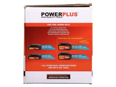 Powerplus - Dual power - POWDP35100 - Angle grinder - 20V 115mm - excl.  battery and charger - Varo