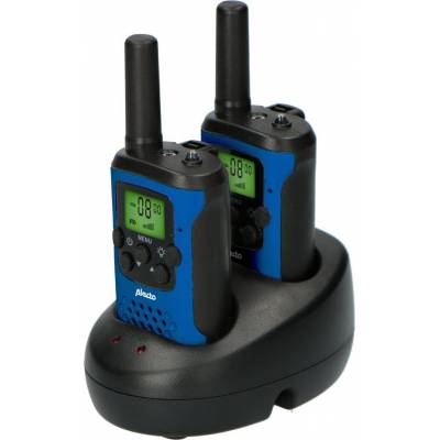 FR175BW Set van twee walkie talkies tot 7 kilometer bereik blauw/zwart  Alecto