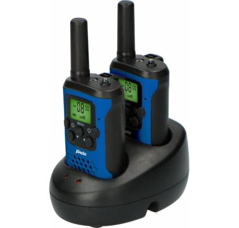 FR175BW Set van twee walkie talkies tot 7 kilometer bereik blauw/zwart  Alecto