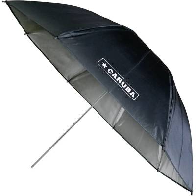 Umbrella Silver/Black 109cm  Caruba