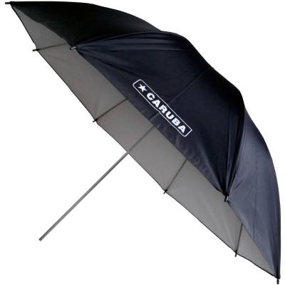Umbrella White/Black 83cm  Caruba