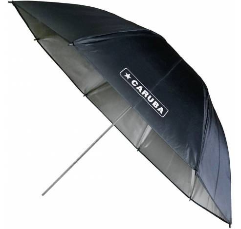 Umbrella Silver/Black 83cm  Caruba