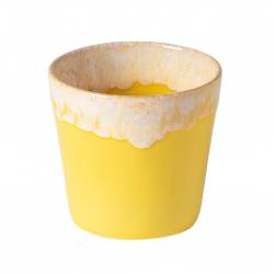 Grespresso Lungo Koffiekop in Aardewerk yellow 21cl - 8xH7,5cm 