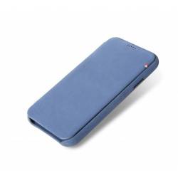 Decoded Leather Slim Wallet Iphone Xs Blauw 