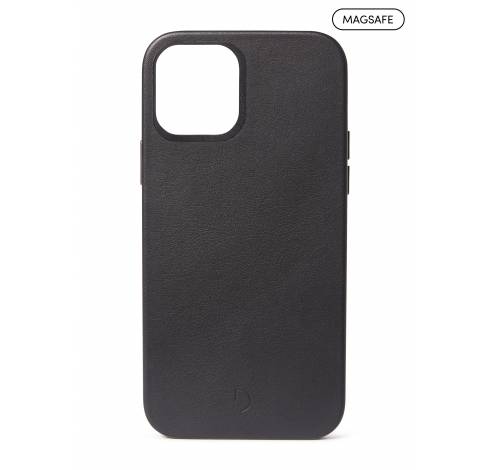 iPhone 12 Mini leather case magsafe zwart  Decoded