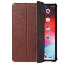 iPad 12,9inch (2021/2020/2018) leather slim cover kaneel bruin Decoded