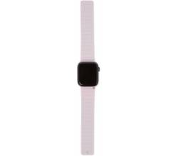 Apple watch 42/44/45mm silicone magnetic traction strap powder pink Decoded