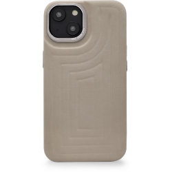 iPhone 14 Plus housse cuir embossed clay Decoded