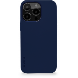 iPhone 14 Pro housse silicone antibactérien bleu marine Decoded