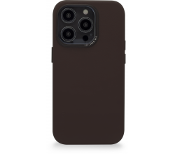 iPhone 14 Pro Max lederen hoesje chocolade bruin Decoded