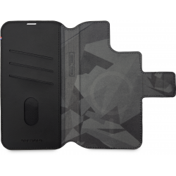 iPhone 14 Plus/14 Pro Max MagSafe kaarthouder flap leder Modu zwart Decoded