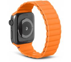 Apple Watch 41/40/38mm Gen 1-7-SE silicone strap magnetisch abrikoos Decoded