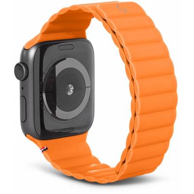 Apple Watch 41/40/38mm Gen 1-7-SE silicone strap magnetisch abrikoos 