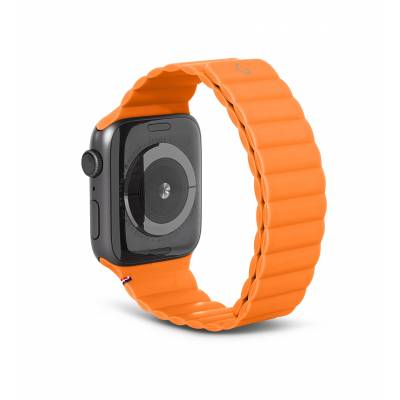 Apple Watch 41/40/38mm Gen 1-7-SE silicone strap magnetisch abrikoos 