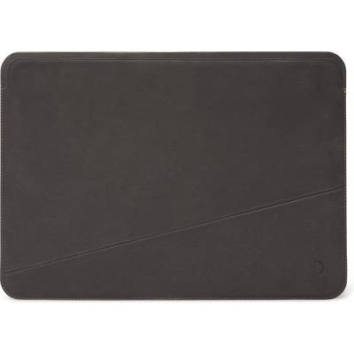 Leather Frame Sleeve for Macbook 13 inch antracite   