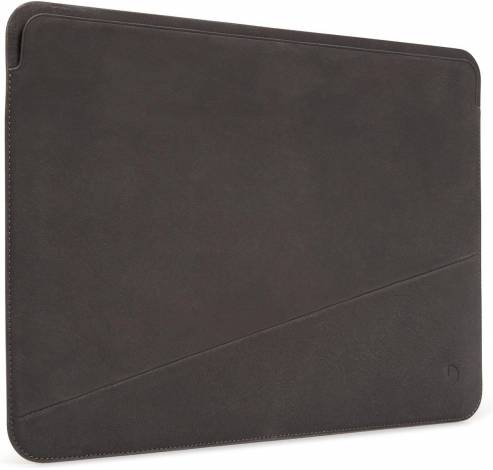 Housse Frame en cuir pour Macbook 13 pouces anthracite  Decoded