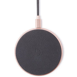 Decoded Leather QI Wireless Charger Rose/Antracite           