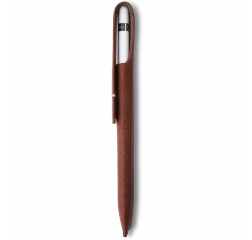 Lederen Pen Etui voor Apple Pencil bruin              Decoded