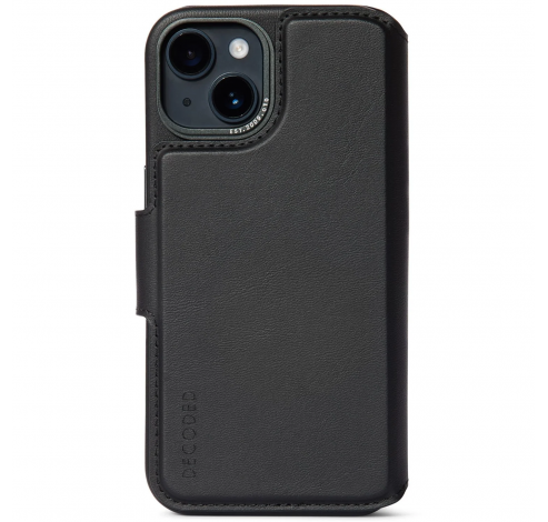 Leather Modu Wallet iPhone 12/12 Pro 13 & 14 Black     Decoded