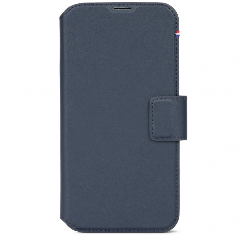 Leather Detachable Wallet iPhone 15 Navy          Decoded