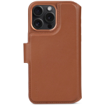 Leather Detachable Wallet iPhone 15 Pro Max Tan  