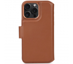 Leather Detachable Wallet iPhone 15 Pro Max Tan  Decoded