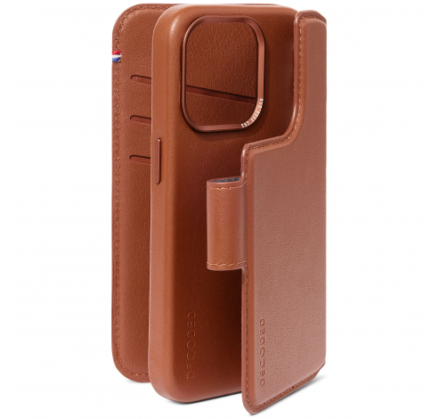 Leather Detachable Wallet iPhone 15 Pro Max Tan   Decoded
