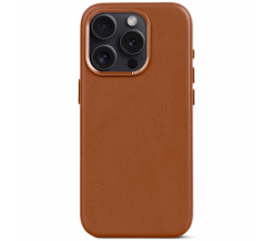 Leather Backcover iPhone 15 Pro Tan        Decoded