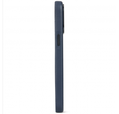 Leather Backcover iPhone 15 Pro Max Navy          Decoded