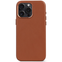 Leather Backcover iPhone 15 Pro Max Tan          Decoded