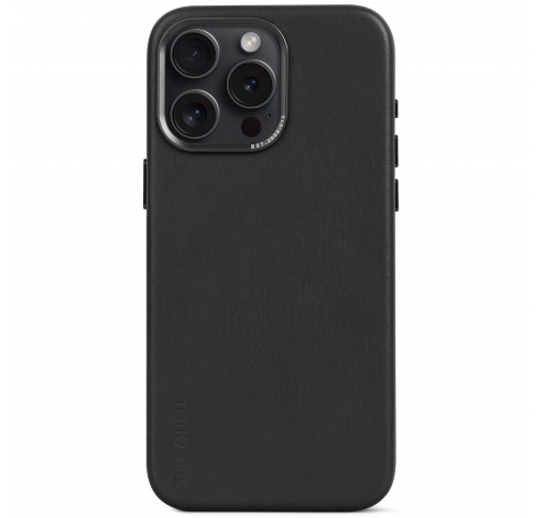 Leather Backcover iPhone 15 Black                 Decoded