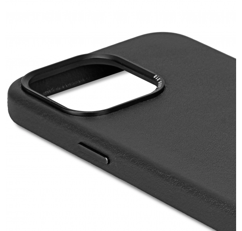 Leather Backcover iPhone 15 Black                 Decoded