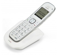 X-9000 - Téléphone senior DECT avec grandes touches et 1 combiné, blanc 