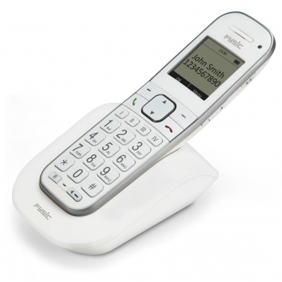 X-9000 - Senioren DECT telefoon met grote toetsen en 1 handset, wit 